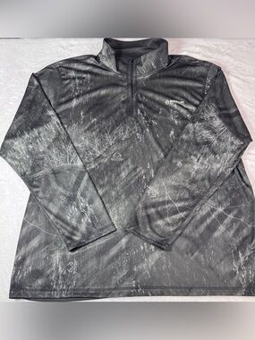 Magellan Outdoors Men’s 3XL Realtree Fishing Camo 1/4 Zip Long Sleeve Shirt